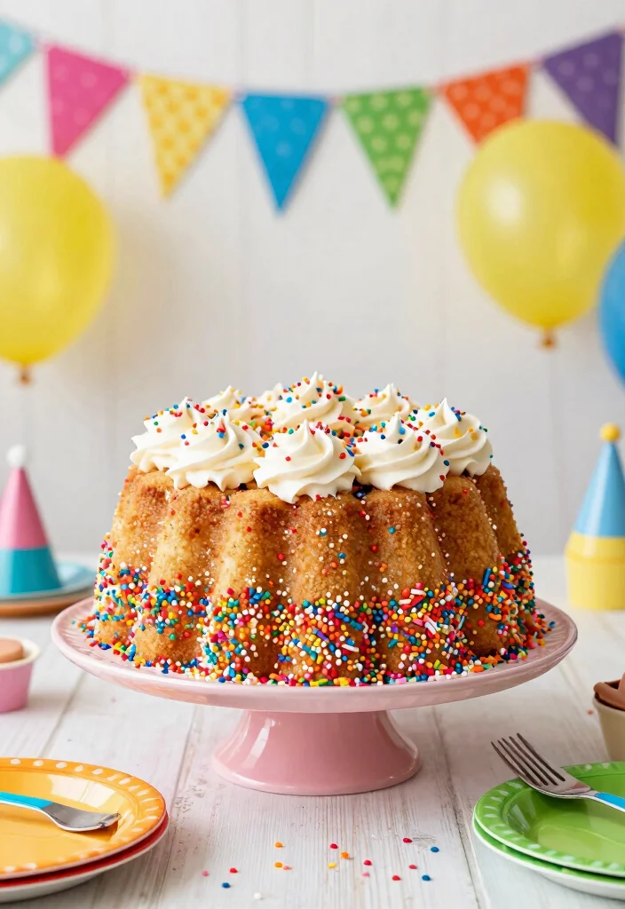 16 Pudding Poke Cake Ideas: Moist Easy Desserts - 6. Funfetti Pudding Poke Cake 1