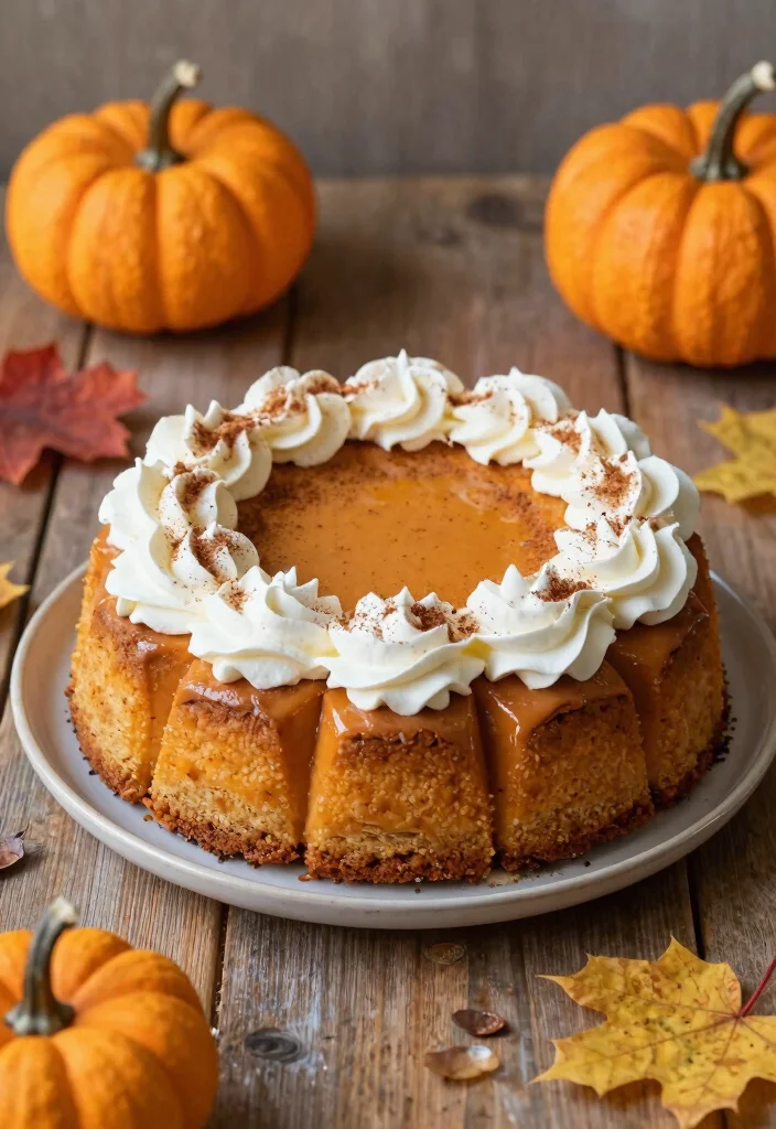 16 Pudding Poke Cake Ideas: Moist Easy Desserts - 8. Pumpkin Spice Pudding Poke Cake 1