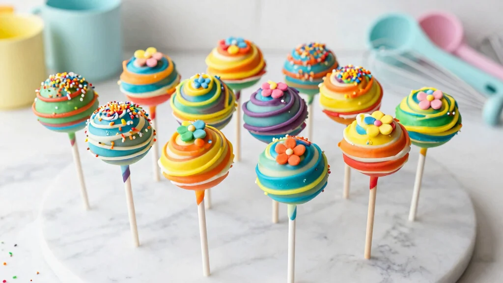 16 Rainbow Cake Pops Ideas for Bright Colorful Desserts