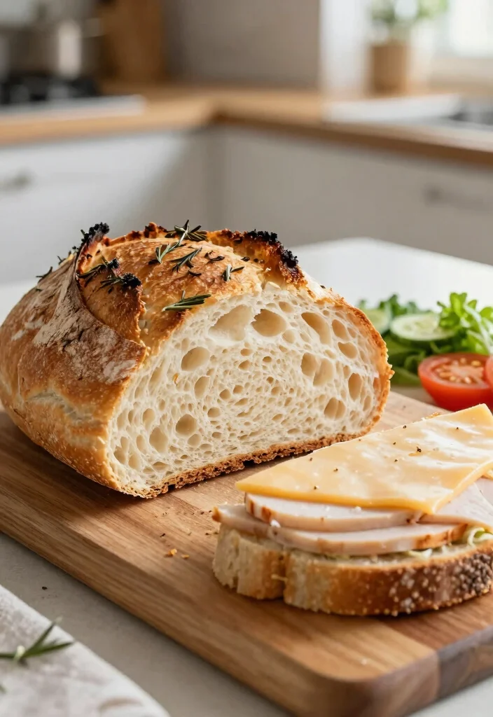 16 Rosemary Sourdough Bread Ideas: Savory Artisan Loaves - 8. Rosemary Sourdough Sandwich Loaves 1