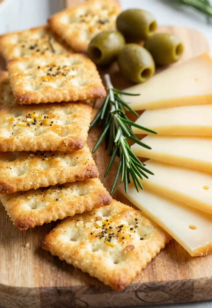 16 Rosemary Sourdough Bread Ideas: Savory Artisan Loaves - 9. Rosemary Parmesan Sourdough Crackers 1