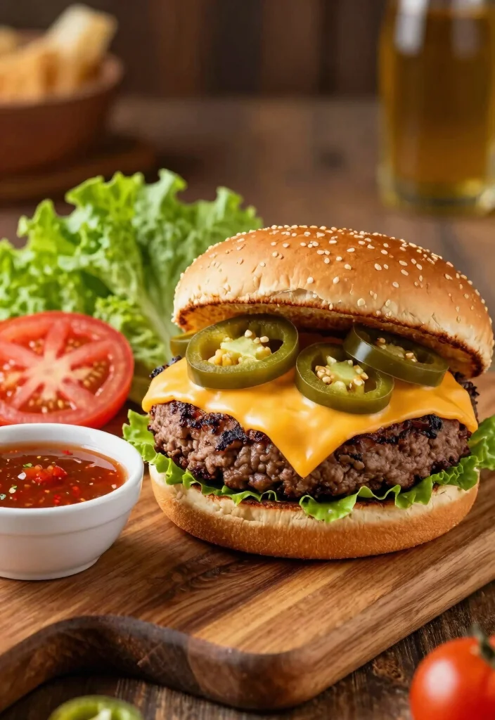 16 Simple Hamburger Recipes: Quick Juicy Classics - 4. Spicy Jalapeño Burger 1