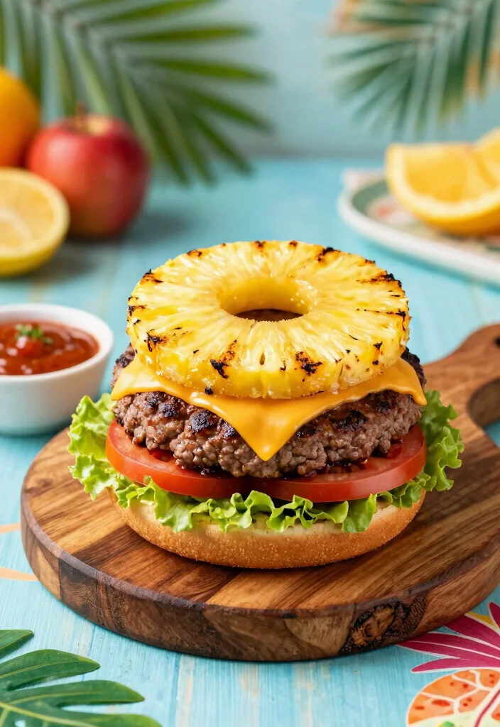 16 Simple Hamburger Recipes: Quick Juicy Classics - 6. Hawaiian Teriyaki Burger 1