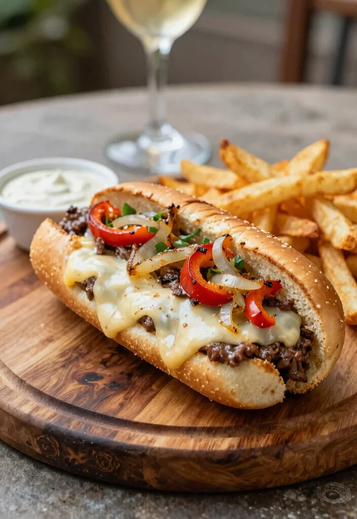 16 Simple Hamburger Recipes: Quick Juicy Classics - 9. Philly Cheesesteak Burger 1
