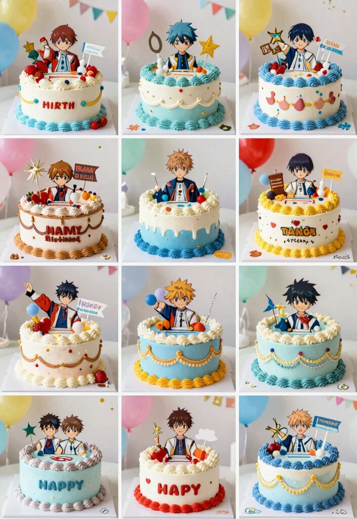 17 Anime Birthday Cake Ideas Colorful Character Themes - Conclusion 1