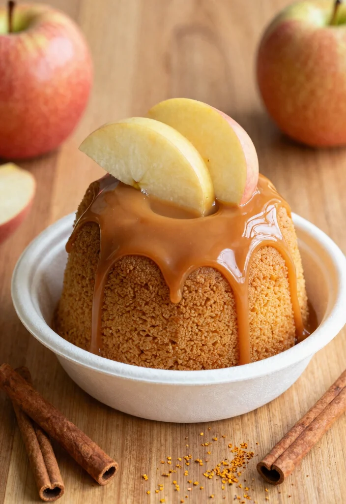 17 Bento Cake Valentines Ideas: Sweet Romantic Minis - 12. Caramel Apple Charm 1