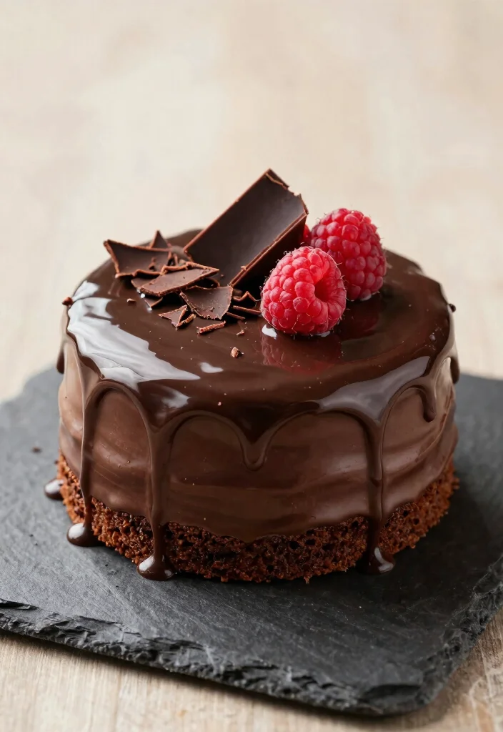 17 Bento Cake Valentines Ideas: Sweet Romantic Minis - 2. Chocolate Ganache Bliss 1