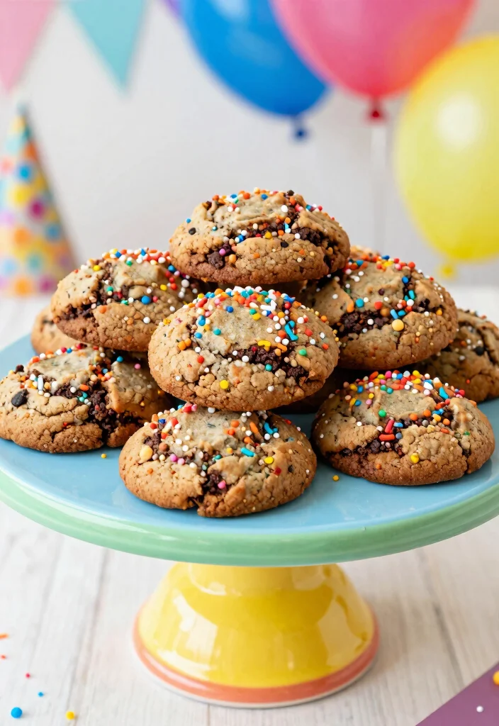17 Box Brownie Cookies Recipes: Chewy Shortcut Treats - 14. Funfetti Brownie Cookies 1