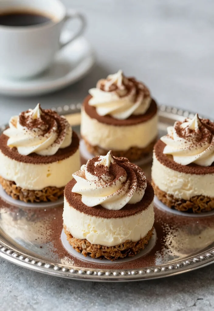 17 Cheesecake Cupcakes Recipe Ideas Mini Creamy Desserts - 14. Tiramisu Cheesecake Cupcakes 1