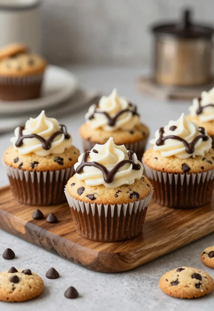 17 Cheesecake Cupcakes Recipe Ideas Mini Creamy Desserts - 2. Chocolate Chip Cookie Dough Cheesecake Cupcakes 1
