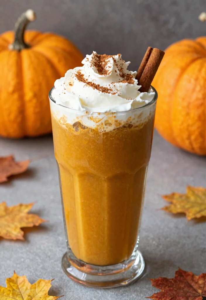 17 Chocolate Pumpkin Cake Ideas: Cozy Fall Dessert - 16. Chocolate Pumpkin Smoothie 1