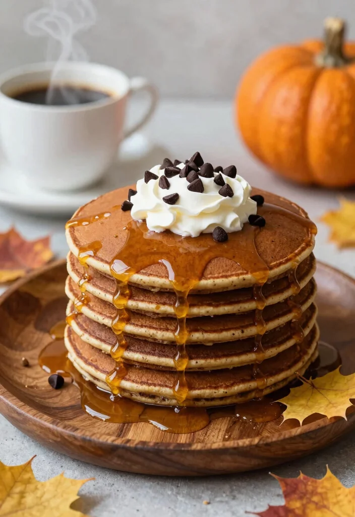 17 Chocolate Pumpkin Cake Ideas: Cozy Fall Dessert - 6. Gluten-Free Chocolate Pumpkin Pancakes 1