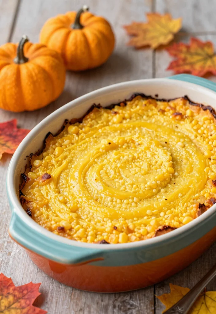 17 Corn Pudding Casserole Ideas: Creamy Comfort Side Dish - 5. Sweet Potato Corn Pudding Casserole 1