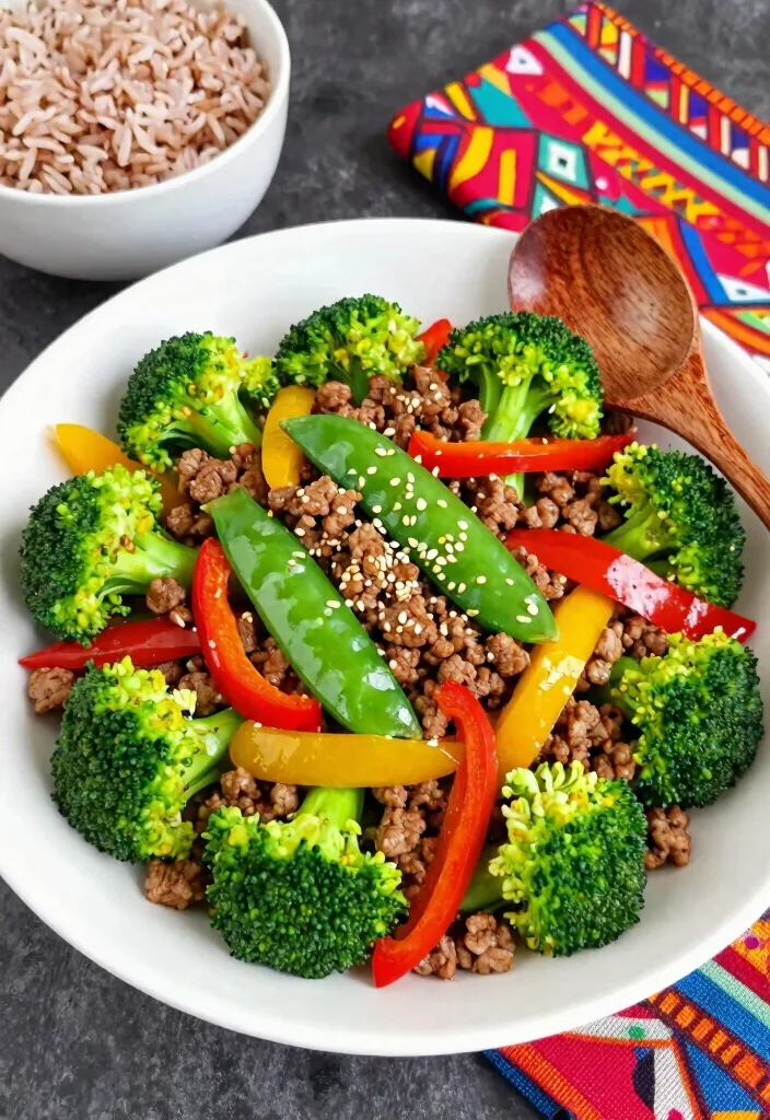 17 Easy Hamburger Meat Ideas for Healthy Family Meals - 2. Beef and Vegetable Stir-Fry 1