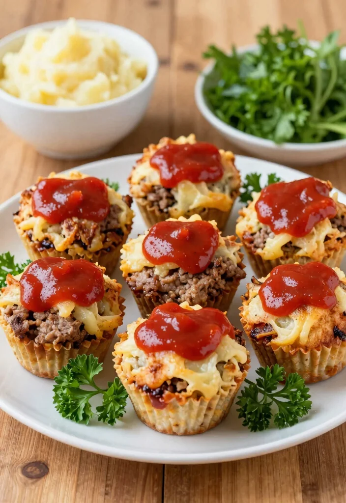 17 Easy Hamburger Meat Ideas for Healthy Family Meals - 7. Meatloaf Muffins 1