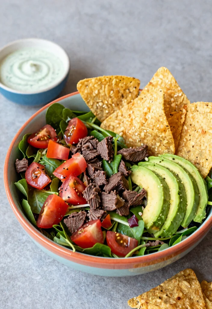 17 Easy Hamburger Meat Ideas for Healthy Family Meals - 9. Beef Taco Salad 1