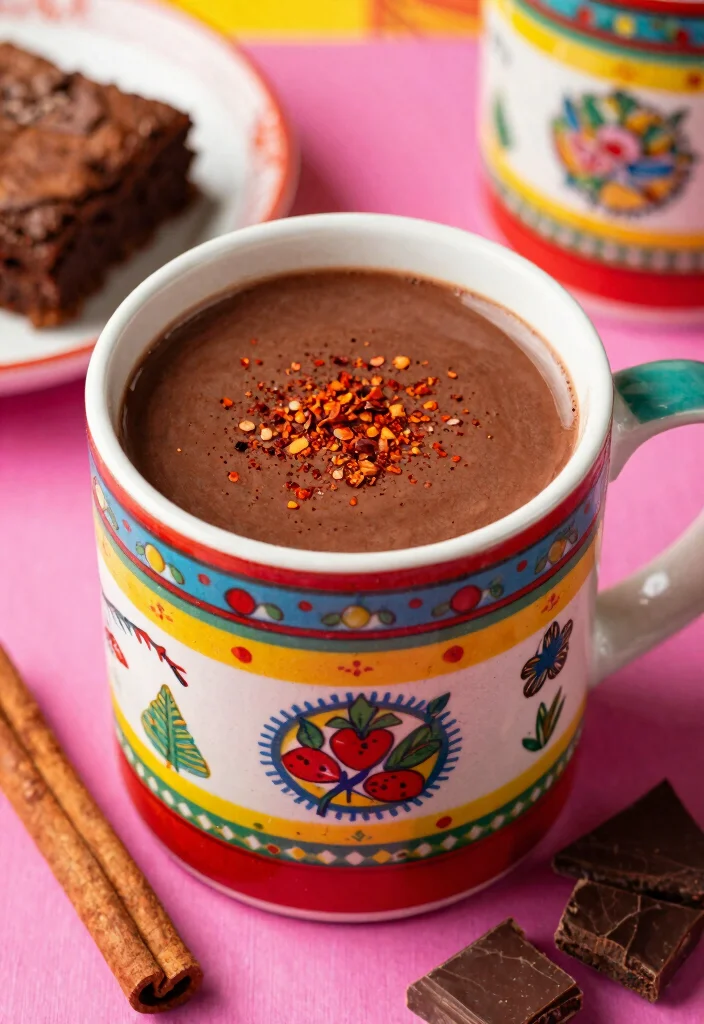 17 Mug Brownie Microwave Ideas: Fast Chocolate Fix - 11. Spicy Mexican Hot Chocolate Brownie 1