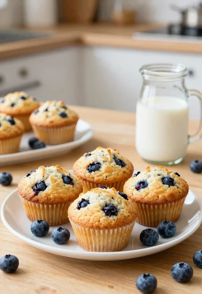 17 Sourdough Blueberry Muffins Ideas: Soft Bakery Style - 3. Vegan Sourdough Blueberry Muffins 1
