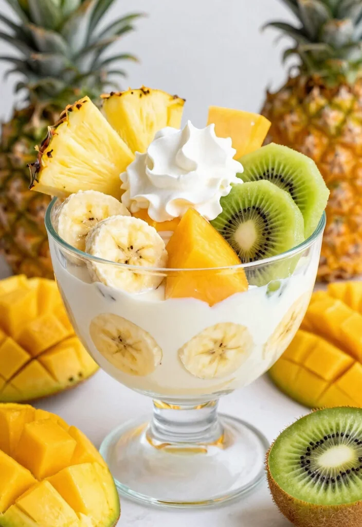 17 Vanilla Wafer Banana Pudding Ideas: A Southern Classic - 13. Tropical Fruit Banana Pudding 1