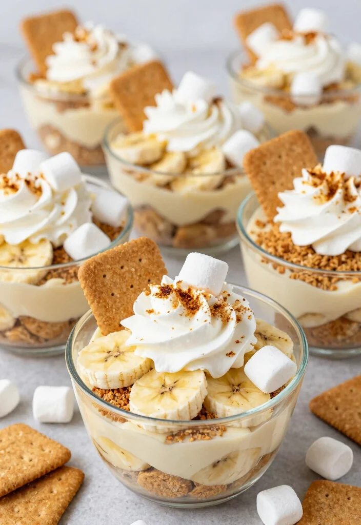 17 Vanilla Wafer Banana Pudding Ideas: A Southern Classic - 9. S'mores Banana Pudding 1