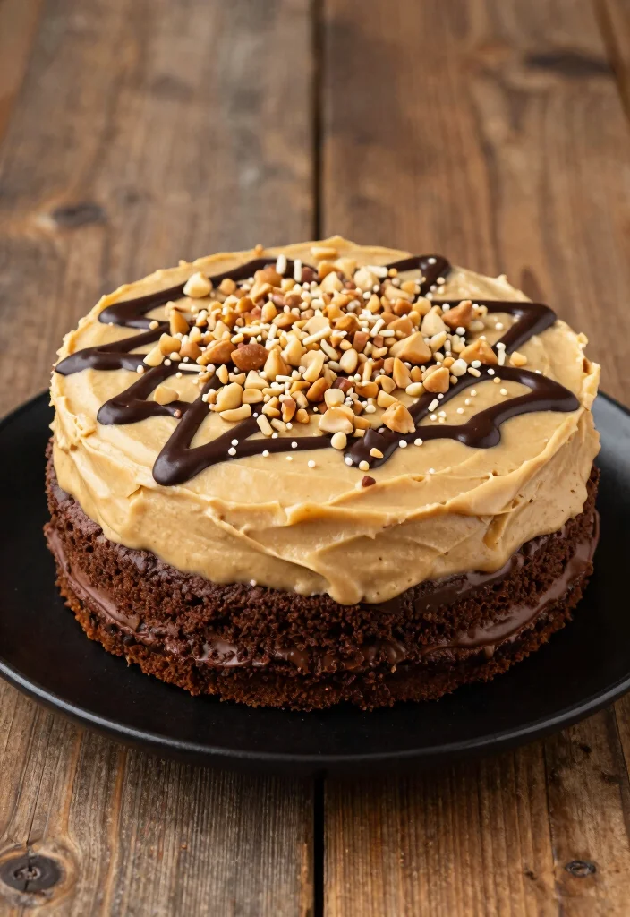18 Cake Ideas: Chocolate Rich Decadent Desserts - 5. Chocolate Peanut Butter Cake 1