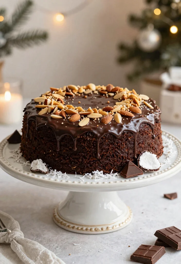18 Christmas Cake Recipe Ideas: Festive Holiday Classics - 11. Almond Joy Cake 1