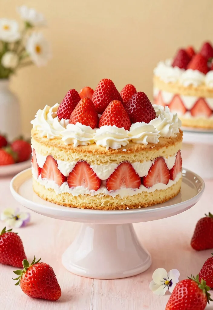 18 Christmas Cake Recipe Ideas: Festive Holiday Classics - 16. Vegan Strawberry Shortcake 1