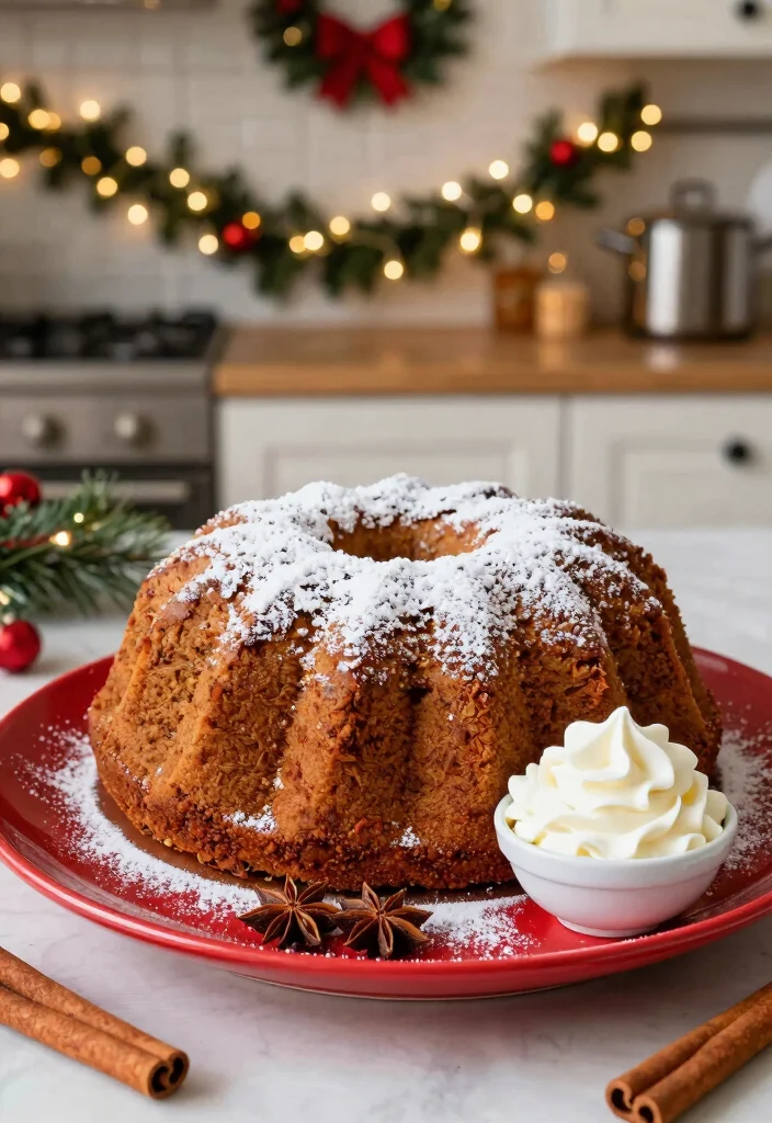18 Christmas Cake Recipe Ideas: Festive Holiday Classics - 2. Spiced Gingerbread Cake 1