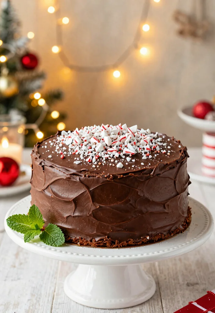 18 Christmas Cake Recipe Ideas: Festive Holiday Classics - 8. Chocolate Mint Cake 1
