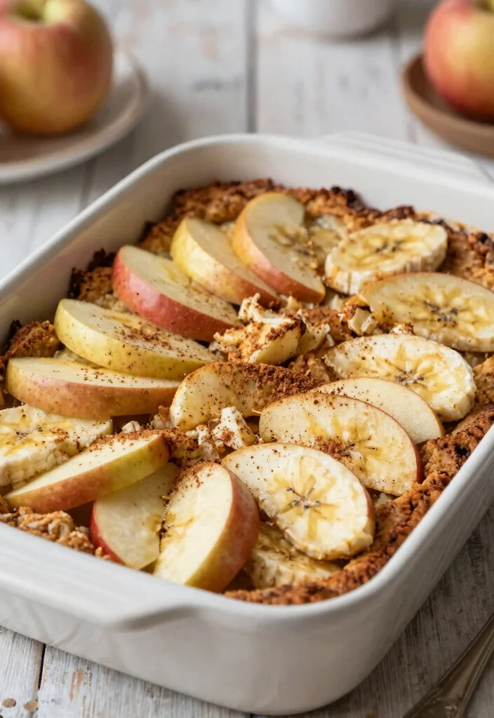 18 Cozy Gluten-Free Banana Bread Pudding Recipe Ideas - 17. Apple Banana Bread Pudding 1