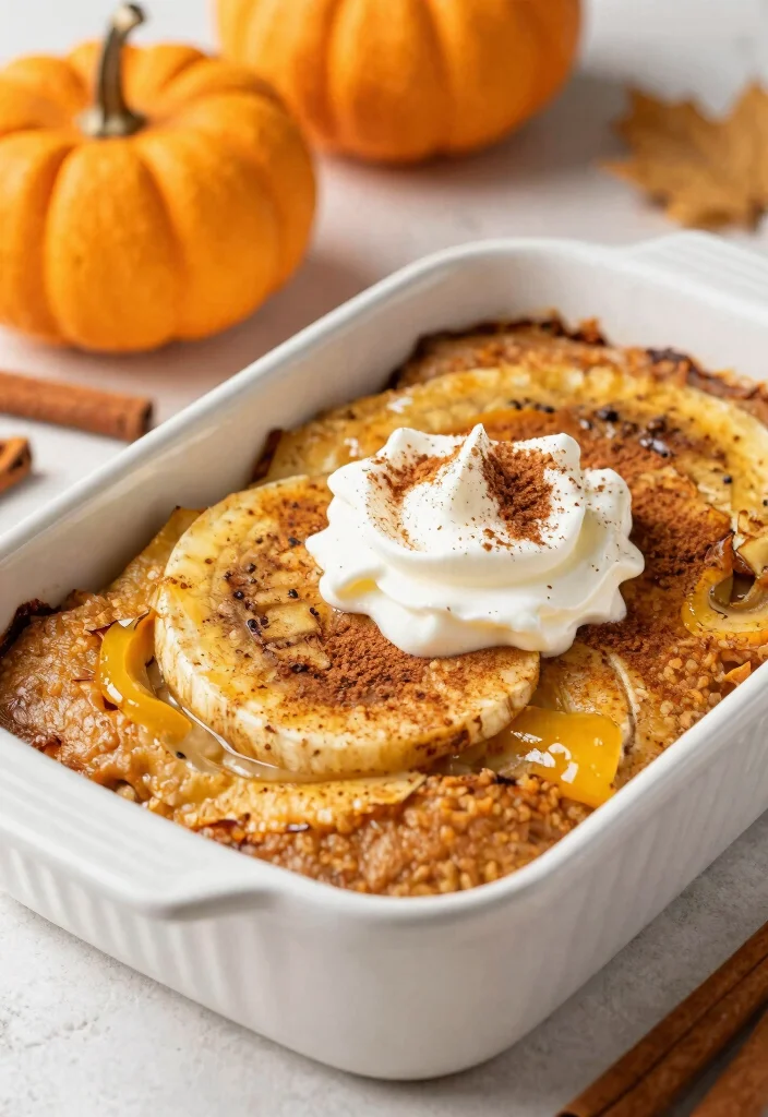 18 Cozy Gluten-Free Banana Bread Pudding Recipe Ideas - 9. Pumpkin Spice Banana Bread Pudding 1