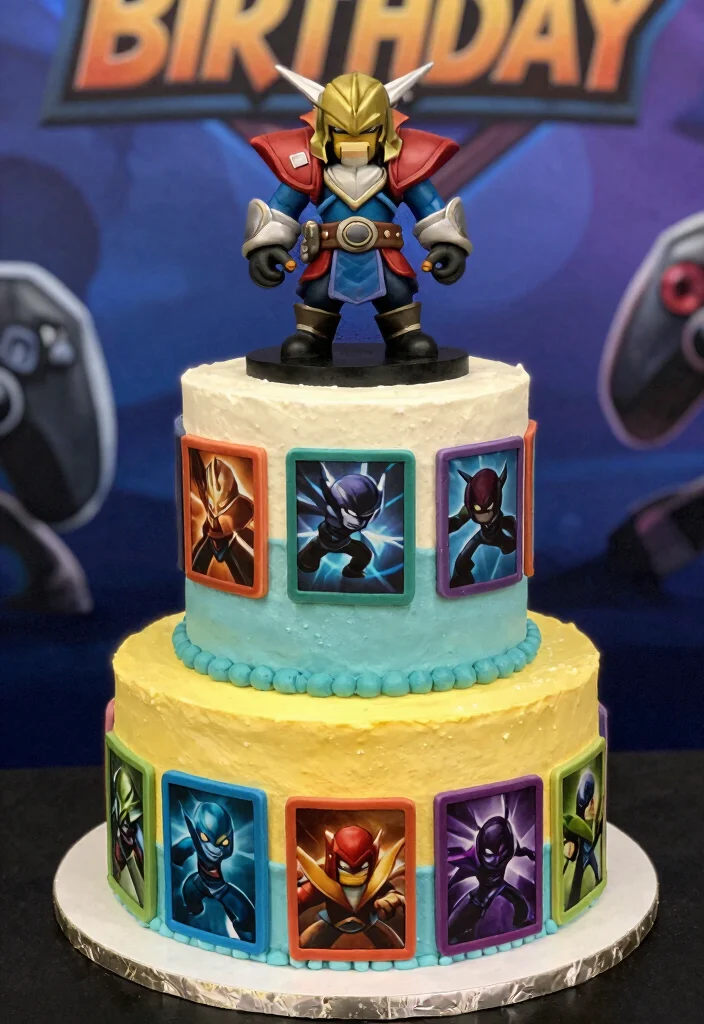 18 Gamer Birthday Cake Ideas: Cool Console Inspired Cakes - 15. League of Legends Cake 1