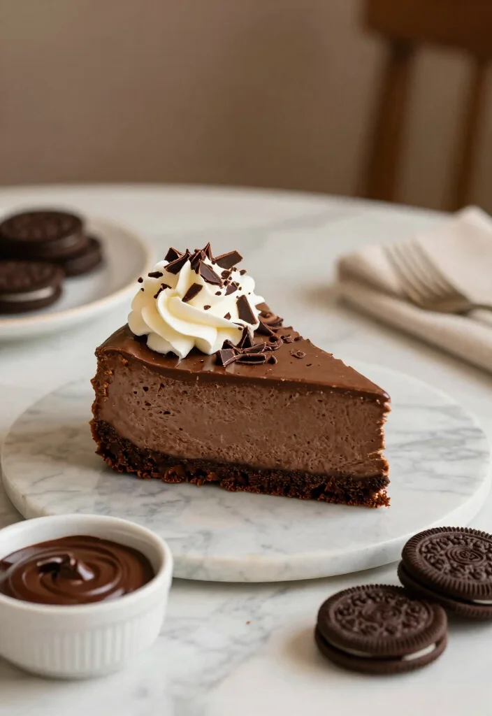 18 No Bake Cheesecake Recipe Ideas for Easy Creamy Desserts - 2. Chocolate Lover’s No Bake Cheesecake 1