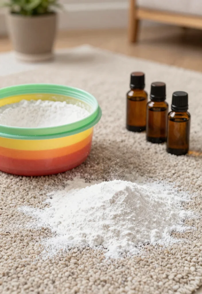 15 Carpet Stain Remover Ideas That Actually Work - 12. Homemade Carpet Freshener 1