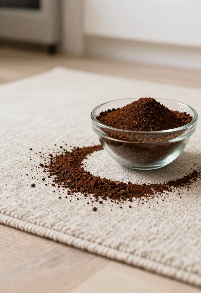 15 Carpet Stain Remover Ideas That Actually Work - 13. Coffee Grounds for Smells 1
