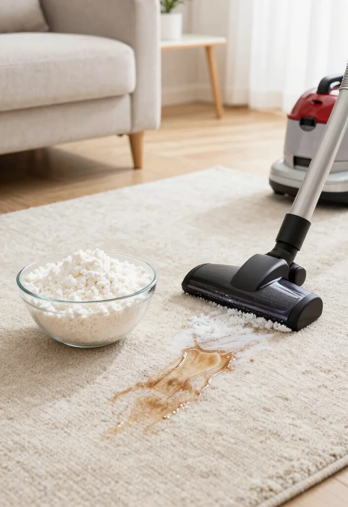 15 Carpet Stain Remover Ideas That Actually Work - 4. Cornstarch for Grease Stains 1