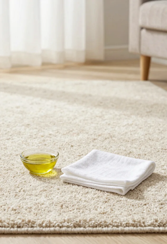 15 Carpet Stain Remover Ideas That Actually Work - 7. Olive Oil for Furniture and Carpet Care 1