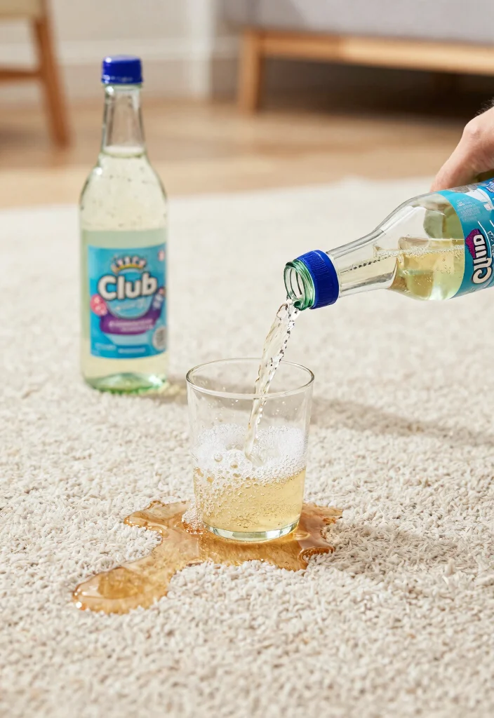 15 Carpet Stain Remover Ideas That Actually Work - 9. Club Soda for Quick Fixes 1