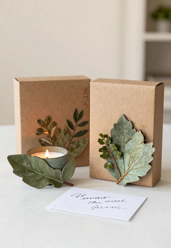 15 Leaf Candle Holder Ideas With Nature Inspired Charm - 15. Leaf Candle Holders as Gifts 1