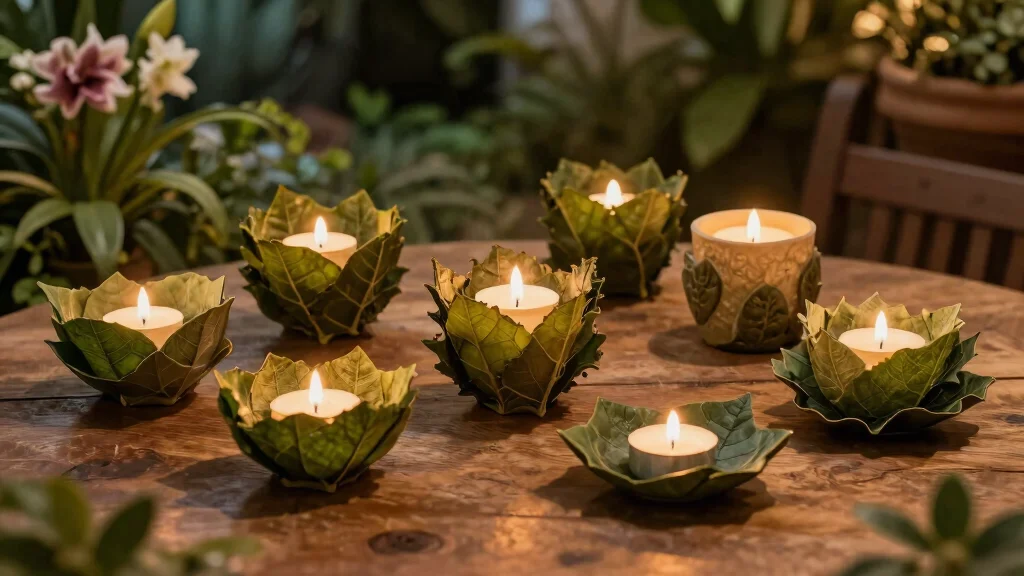 15 Leaf Candle Holder Ideas With Nature Inspired Charm