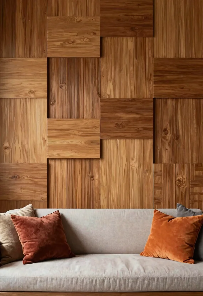 15 Long Wall Decor Ideas That Fill Empty Spaces Beautifully - 10. Textured Wall Panels 1