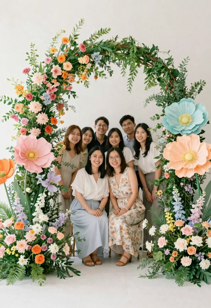 15 Red Carpet Aesthetic Background Ideas With Glam Glow - 3. Floral Fantasy 1