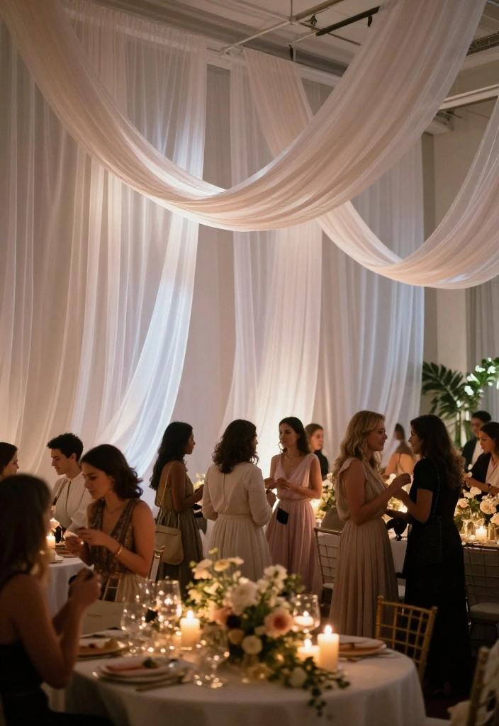 15 Red Carpet Aesthetic Background Ideas With Glam Glow - 8. Ethereal Sheers 1