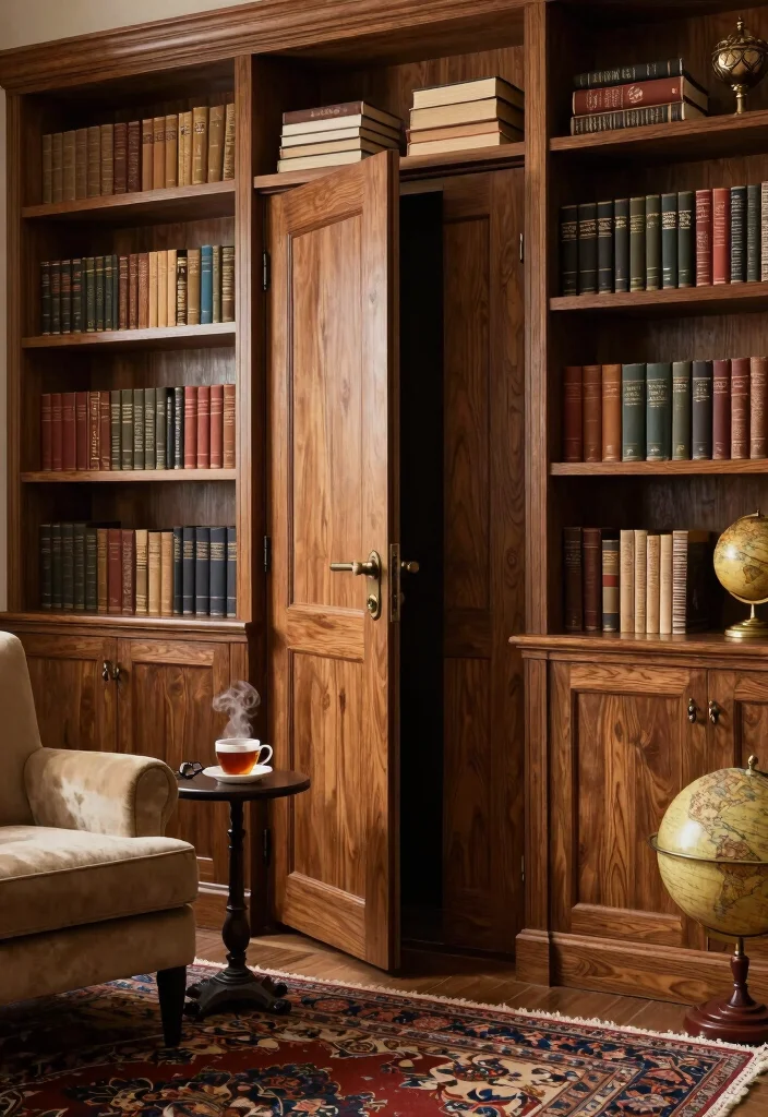16 Bookshelf Door Secret Ideas With Hidden Room Vibes - 1. The Classic Library Look 1