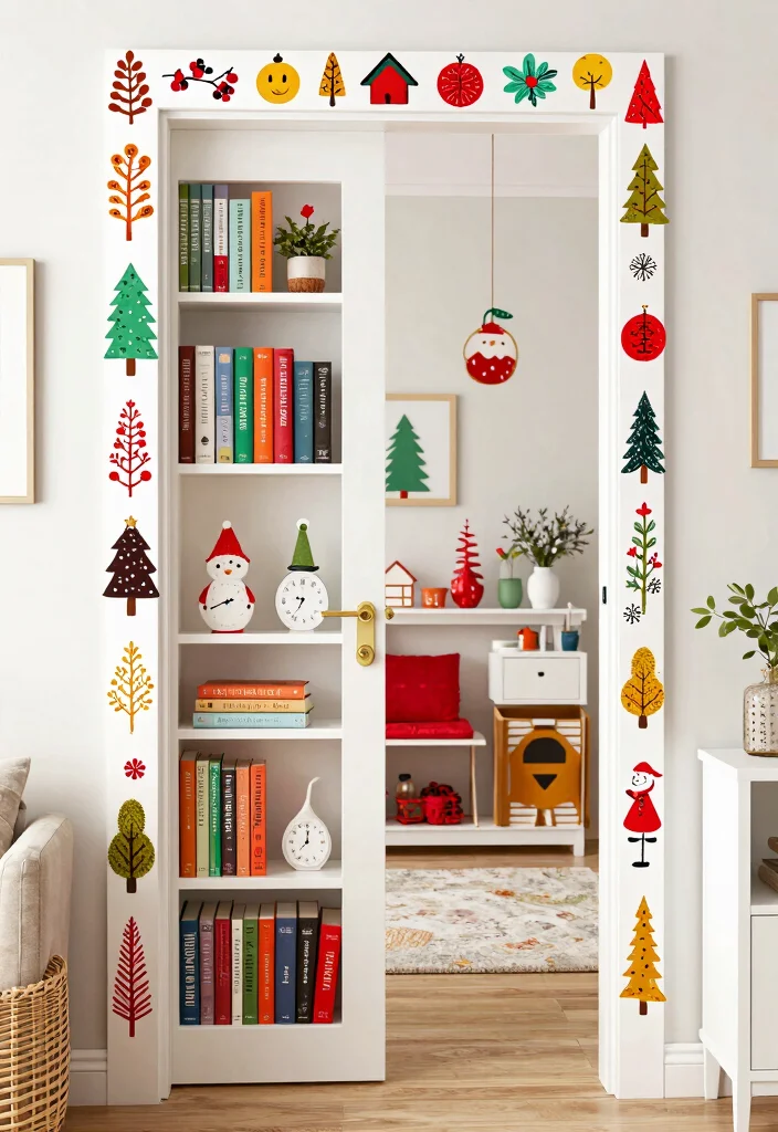 16 Bookshelf Door Secret Ideas With Hidden Room Vibes - 16. Seasonal Theme 1