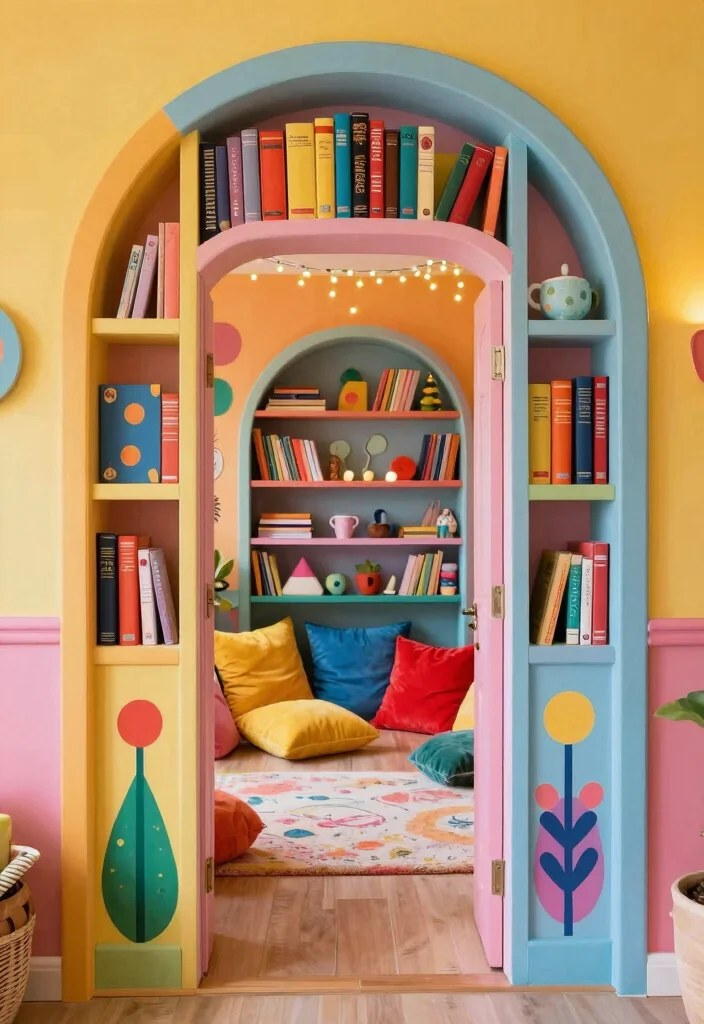 16 Bookshelf Door Secret Ideas With Hidden Room Vibes - 5. Whimsical Fantasy 1