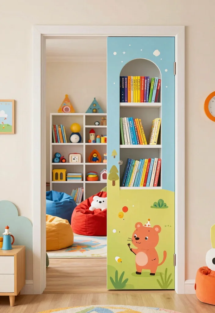 16 Bookshelf Door Secret Ideas With Hidden Room Vibes - 8. Charming Kid's Hideaway 1