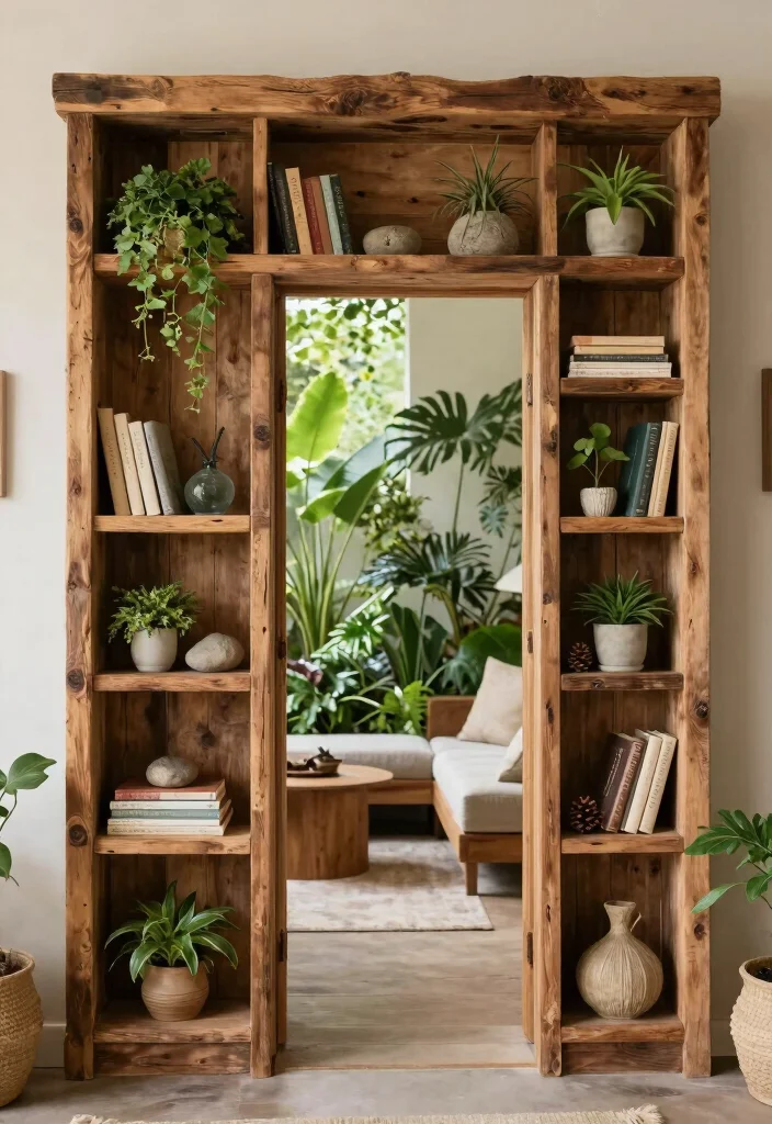 16 Bookshelf Door Secret Ideas With Hidden Room Vibes - 9. Nature-Inspired Retreat 1