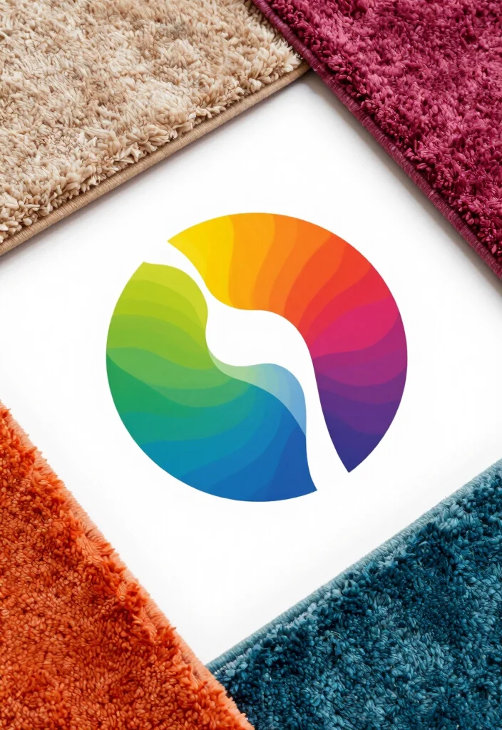 16 Carpet Logo Design Ideas With Creative Branding Style - 11. Use of Color Gradients 1