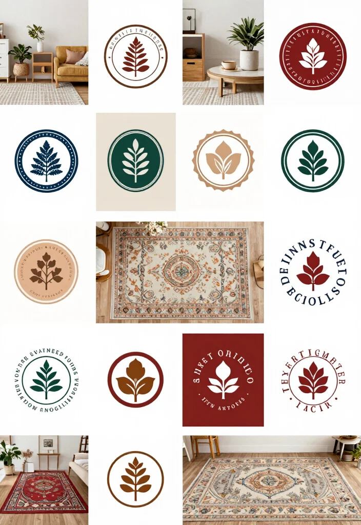 16 Carpet Logo Design Ideas With Creative Branding Style - 13. Seasonal and Thematic Variations 1